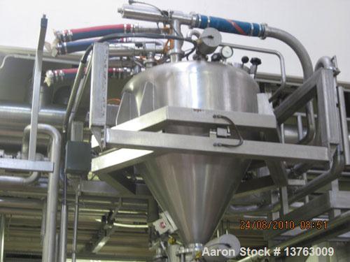 Used Stephan TC 300 Universal Mixer/Cooker, stainless steel construction, drum size 79 gallons (300 liters), batch size 26-58 gallons (100-220 liters).  Maximum temperature 203 deg F (95 deg C), with...