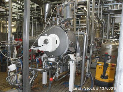Used Stephan TC 400 Universal Mixer/Cooker, stainless steel construction, drum size 105 gallons (400 liters), batch size 34-74 gallons (130-280 liters).  Maximum temperature 203 deg F (95 deg C), wit...