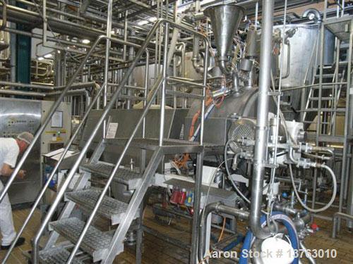 Used Stephan TC 400 Universal Mixer/Cooker, stainless steel construction, drum size 105 gallons (400 liters), batch size 34-74 gallons (130-280 liters).  Maximum temperature 203 deg F (95 deg C), wit...