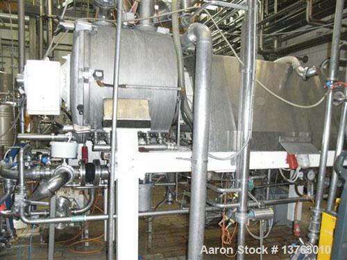 Used Stephan TC 400 Universal Mixer/Cooker, stainless steel construction, drum size 105 gallons (400 liters), batch size 34-74 gallons (130-280 liters).  Maximum temperature 203 deg F (95 deg C), wit...
