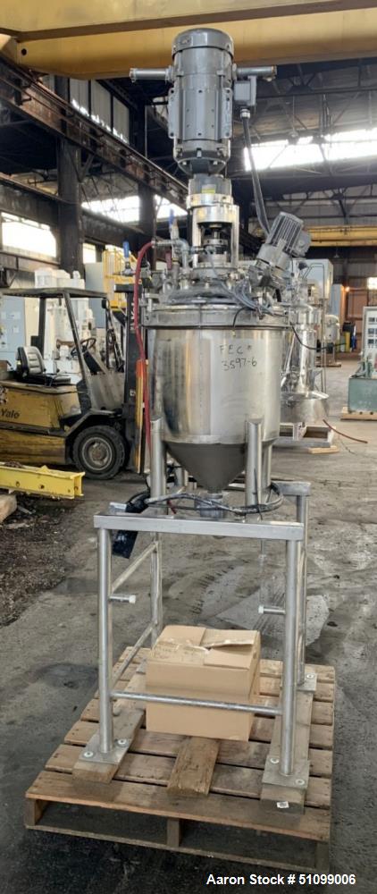 Used- 25 Gallon Stainless Steel Mix Tank