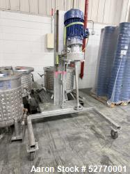 Used- IKA Works IKA Works Ultra-Turrax UTC Disperser Mixer, Model UTC 150 KD. Capable of processing media with a visocity of...