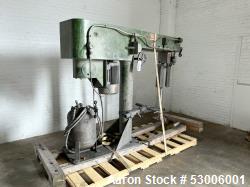 Used- Myers Model 800A Disperser. Driven by an approximate 20hp motor. Air-over-oil lift. Last used in paint industry.