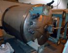 Used Schold High Shear Vertical Mixer, S/N 751594, 100 HP, 150 lbs. Max. Pressure, Speed 355 - 980, Pneumatic Elevation.  Includes 65 in. Dia. x 70 in. Deep Stainless Steel Vertical Mixing Tank, 15 i...
