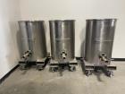 Used MixerDirect 10 HP Dual Shaft Disperser With 50 Gallon Vessels
