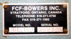 Used Stainless Steel Bowers Vacuum Orbital Shaft Processor, Model 10L O.S.P.