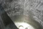 USED: Kinectic Dispersion Corp Kady Mill, model 800B, 304 stainless steel. 800 gallon working batch capacity, 650 gallons per minute continuous capacity. 60