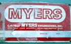 Used Myers Engineering Single Shaft Disperser, Model 800A-30. 2-1/4” diameter x 46” long 304 stainless steel shaft with a 14” diameter 304 stainless steel saw tooth blade. 360 Degree rotation. Will c...