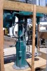 Used Mooney High Speed Disperser. 2’’ Diameter x 47’’ long stainless steel shaft with a 14’’ diameter blade. Driven by a 20hp, 3/60/230/460 volt, 1755 rpm motor. Manual speed control. Air/oil lift. P...