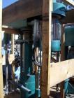 Used Mooney High Speed Disperser. 2’’ Diameter x 47’’ long stainless steel shaft with a 14’’ diameter blade. Driven by a 20hp, 3/60/230/460 volt, 1755 rpm motor. Manual speed control. Air/oil lift. P...