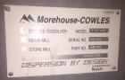 Used Morehouse Cowles Dissolver/ Disperser