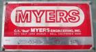 Used- Myers Dual Shaft Disperser, Model 550A-30-60, Carbon Steel.