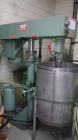 Used Myers Mixer, Model 775A-15-2982.  100 gallon stainless steel mix tank. Air / oil Lift./15hp, XP, cone drive vari speed.