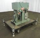 Used: Stainless Steel Myers triple shaft mixer, model L550-500A