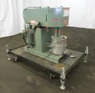 Used: Stainless Steel Myers triple shaft mixer, model L550-500A