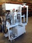 Used- Myers Triple Shaft Mixer/Disperser, Model HVL 550/500-7.5-1242. Approximately 4 gallon, 10.5