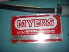 Used Myers Dual Shaft Mixer, Model V-L550-3-3, stainless steel.(2) Approximately 2