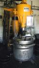 USED: Netzsch Butterfly Mixer, model HVS/TS. Twin shaft mixer withhydraulic drive. Rated for 60 gallons/250 liter. 25 hp variablespeed hydraulic drive. Raise and lower pushbutton, adjustable clamping...