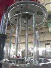 Used Premier Mill Corp Prem-A-Mix ESD Dual Shaft Disperser, Model ESD/V-40/25, 304 stainless steel. 138 to 275 gallon batch size. Jacketed mixing can 45
