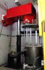 Used Premier Mill Corp Prem-A-Mix ESD Dual Shaft Disperser, Model ESD/V-40/25, 304 stainless steel. 138 to 275 gallon batch size. Jacketed mixing can 45