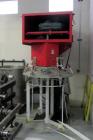 Used Premier Mill Corp Prem-A-Mix ESD Dual Shaft Disperser, Model ESD/V-40/25, 304 stainless steel. 138 to 275 gallon batch size. Jacketed mixing can 45