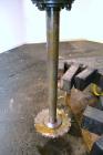 Used Schold Variable High Speed Disperser, Model 30 VHS. Approximately 3’’ diameter tapered carbon steel shaft with a 14