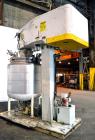 Used Schold Concentric Triple Shaft Tri-axial Disperser, 304 Stainless Steel. (1) High speed shear blade, driven by a 40 hp, 3/60/230/460 volt, 1800 rpm XP motor, speed range 0-1750 rpm, (1) Intermed...