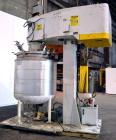 Used Schold Concentric Triple Shaft Tri-axial Disperser, 304 Stainless Steel. (1) High speed shear blade, driven by a 40 hp, 3/60/230/460 volt, 1800 rpm XP motor, speed range 0-1750 rpm, (1) Intermed...