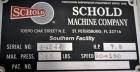 Used Schold Single Shaft Variable Low Speed Disperser, Model VLS 300