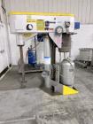 Used- Schold Disperser Mixer. Maximum pressure 150 lbs. Speed 400 - 2000 rpm. Schold high pumper, high speed blade. Driven b...