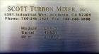Used Scott Turbon Laboratory Mixer, Model LA-1-1.3.1.125, 304 Stainless Steel.