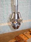 USED: Scott Turbon floor mounted mixer, model PR-MIXR4501-00, stainless steel. Approximate 10 hp motor, capacity range approximately 25-300 gallons.