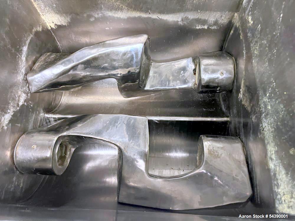 Used Double Arm Stainless Steel Sigma Mixer – 20 Gallon Jacketed Dough & Paste Mixer with Hydraulic Tilt