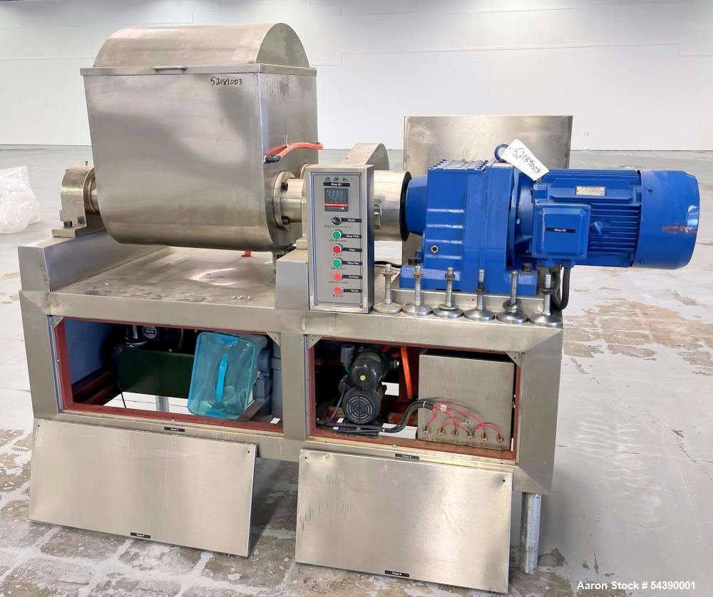 Used Double Arm Stainless Steel Sigma Mixer – 20 Gallon Jacketed Dough & Paste Mixer with Hydraulic Tilt