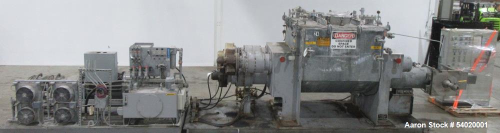 Used Lleal AME-2600 SF-H Double Sigma Extruder Kneader | 350 Gal Working | Vacuum Rated | 300 HP