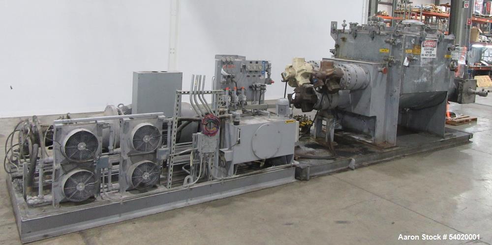 Used Lleal AME-2600 SF-H Double Sigma Extruder Kneader | 350 Gal Working | Vacuum Rated | 300 HP