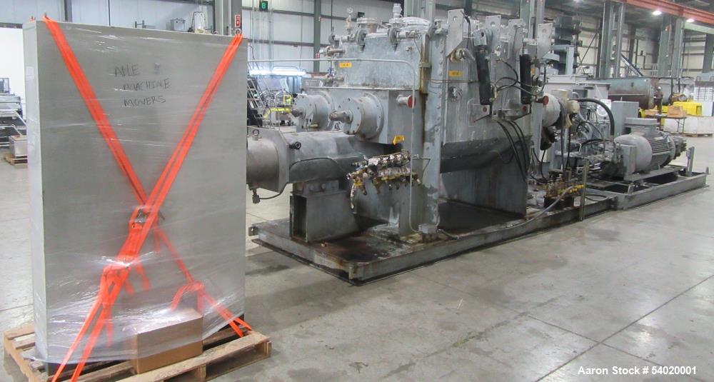 Used Lleal AME-2600 SF-H Double Sigma Extruder Kneader | 350 Gal Working | Vacuum Rated | 300 HP