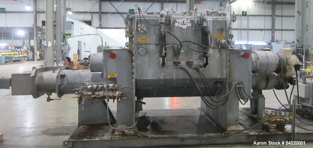 Used Lleal AME-2600 SF-H Double Sigma Extruder Kneader | 350 Gal Working | Vacuum Rated | 300 HP