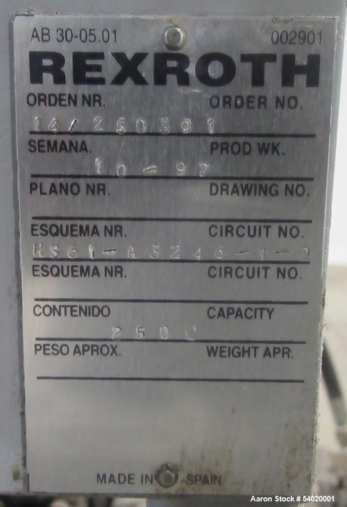 Used Lleal AME-2600 SF-H Double Sigma Extruder Kneader | 350 Gal Working | Vacuum Rated | 300 HP
