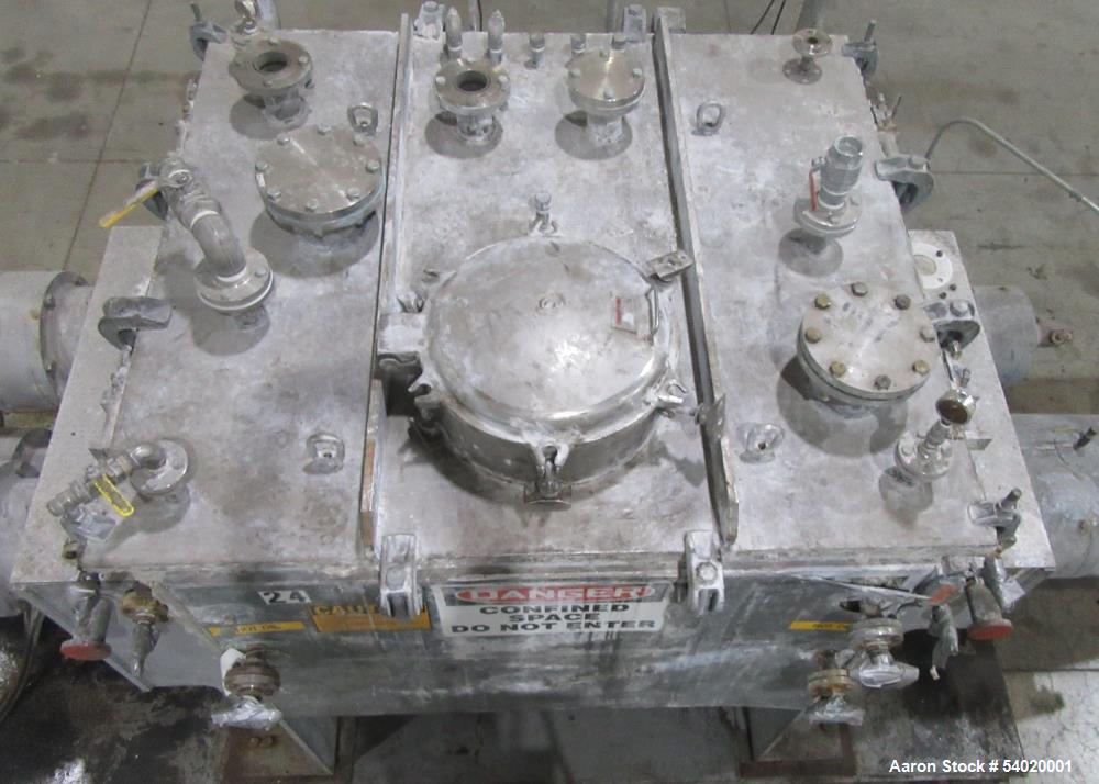 Used Lleal AME-2600 SF-H Double Sigma Extruder Kneader | 350 Gal Working | Vacuum Rated | 300 HP