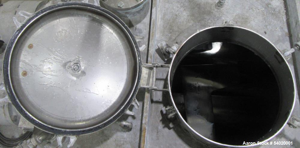 Used Lleal AME-2600 SF-H Double Sigma Extruder Kneader | 350 Gal Working | Vacuum Rated | 300 HP
