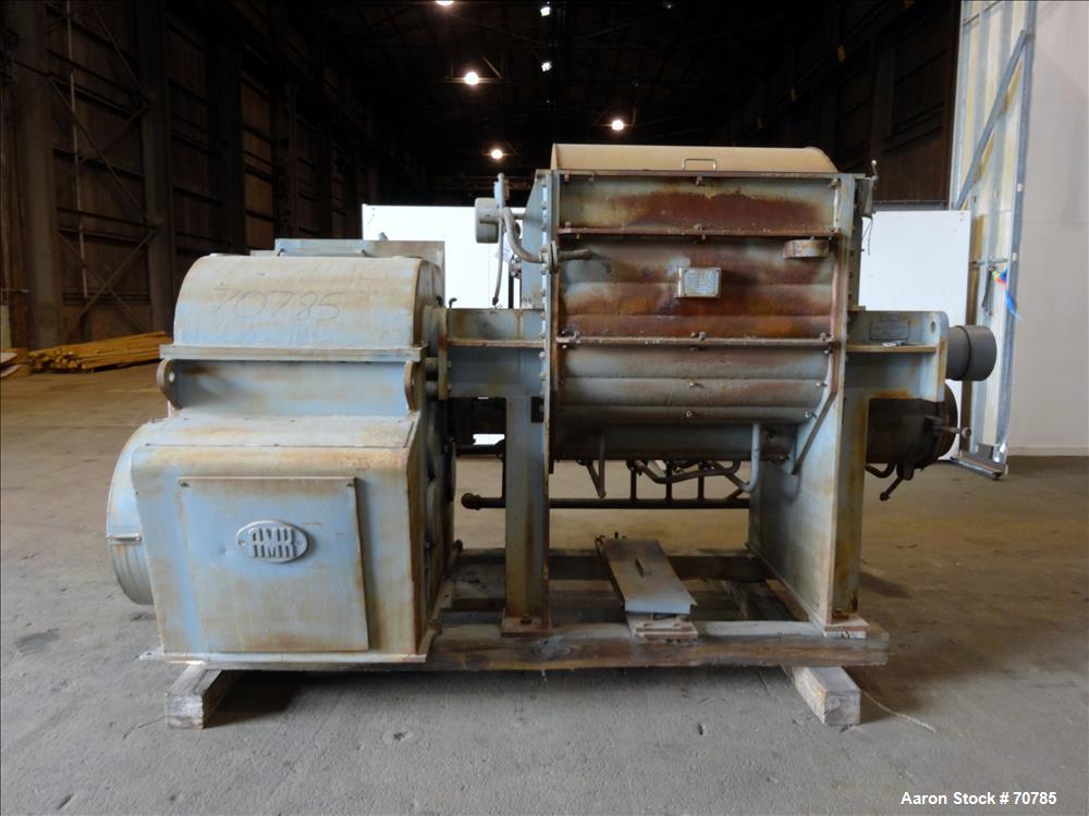 Used Carbon Steel AMK M-Line Mixer/Extruder, Model VIU-630-I-IV, 160 Gallon