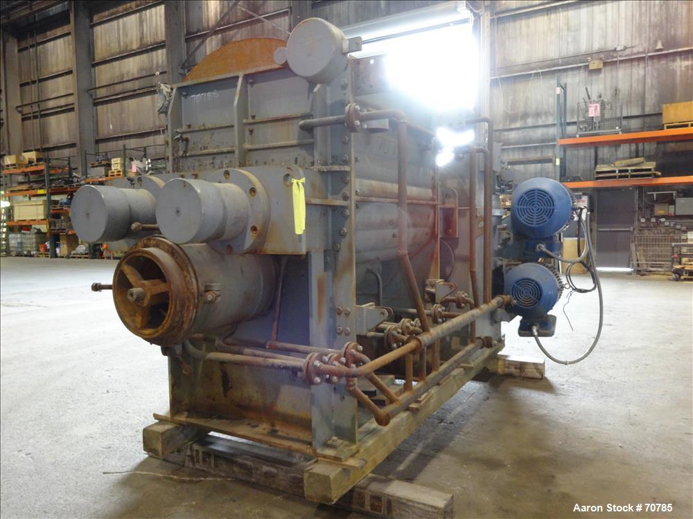 Used Carbon Steel AMK M-Line Mixer/Extruder, Model VIU-630-I-IV, 160 Gallon