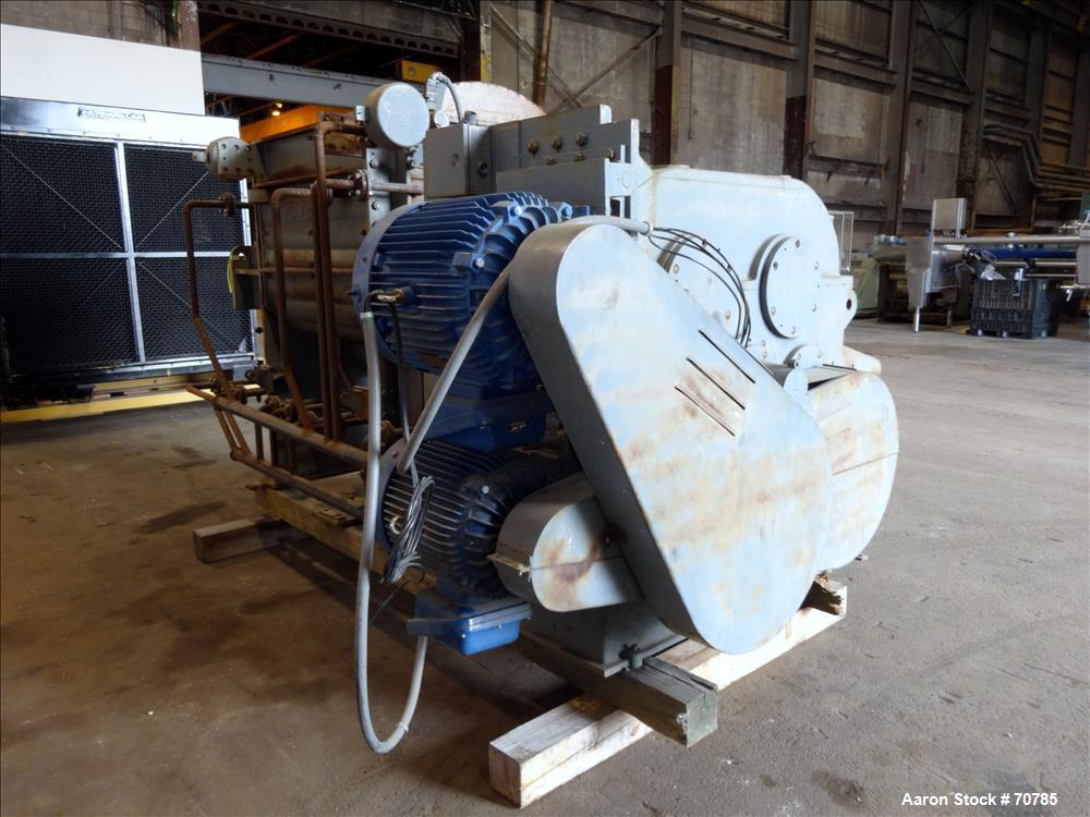 Used Carbon Steel AMK M-Line Mixer/Extruder, Model VIU-630-I-IV, 160 Gallon