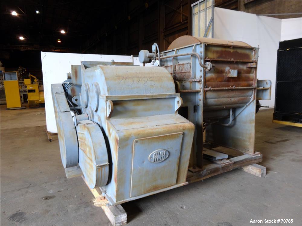 Used Carbon Steel AMK M-Line Mixer/Extruder, Model VIU-630-I-IV, 160 Gallon
