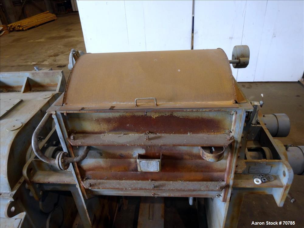 Used Carbon Steel AMK M-Line Mixer/Extruder, Model VIU-630-I-IV, 160 Gallon
