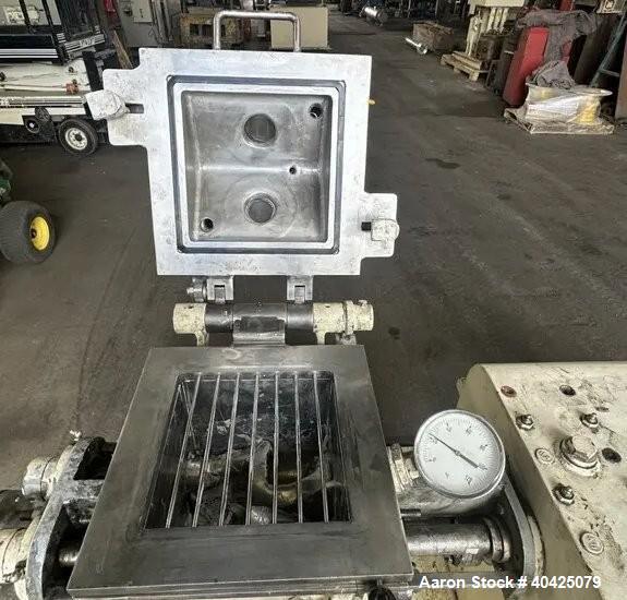 Used AMK VIU4 4-Liter Extrusion Kneader Mixtruder – Stainless Steel Sigma Blade Mixer Extruder with Vacuum Cover