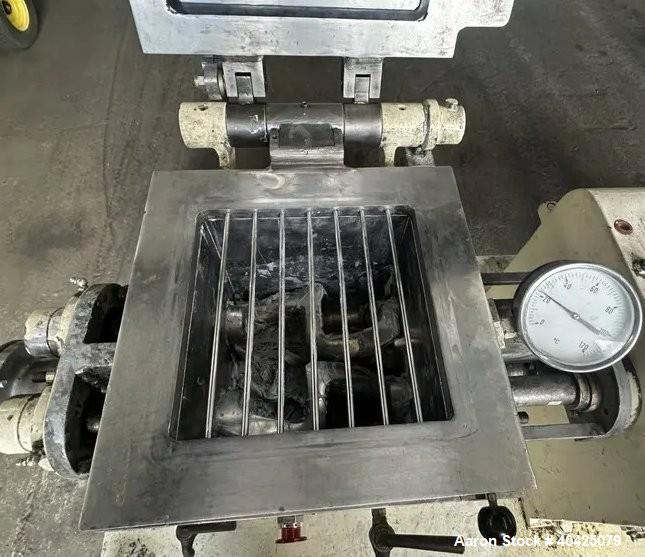 Used AMK VIU4 4-Liter Extrusion Kneader Mixtruder – Stainless Steel Sigma Blade Mixer Extruder with Vacuum Cover