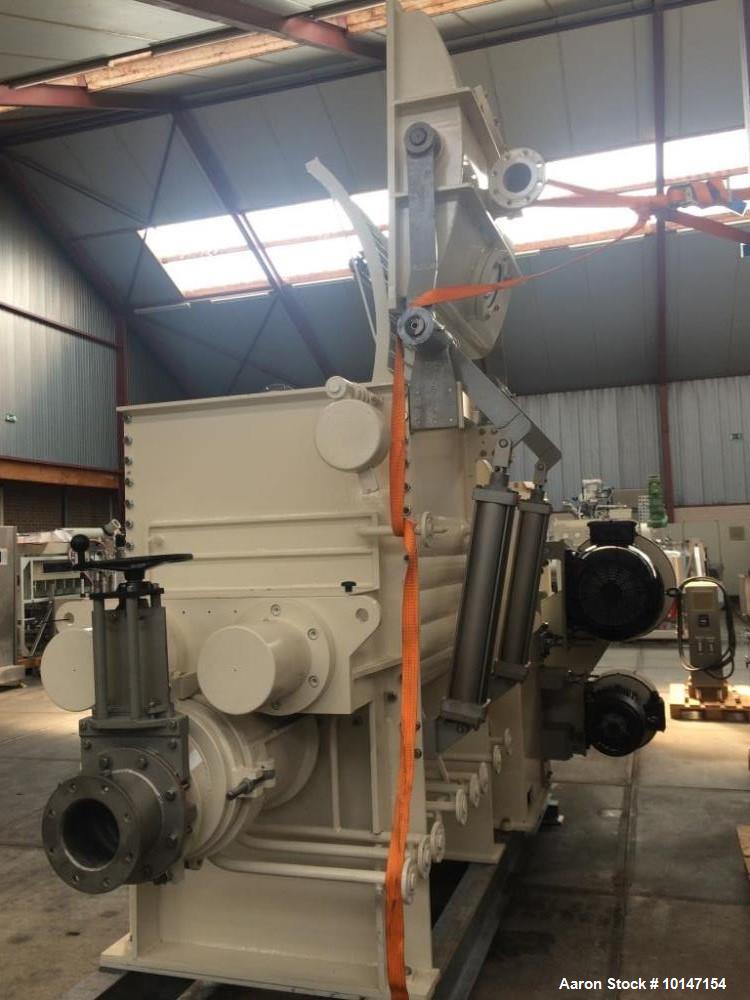 Used- AMK Mixer/Extruder, Model VIU630IV. Carbon steel construction on product contact parts. 169 gallon (630 liter) working...