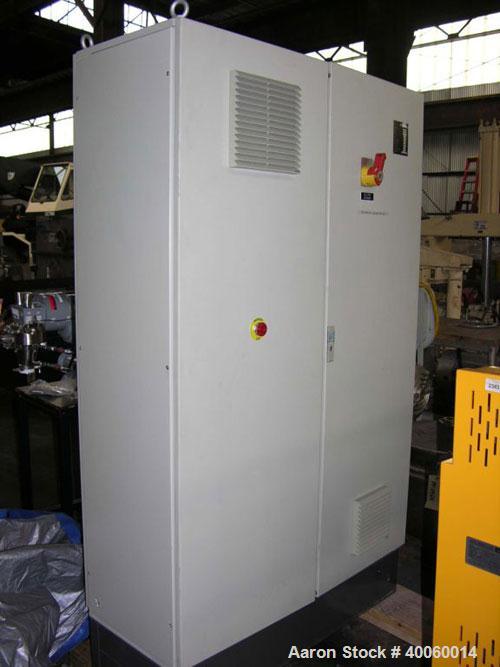 Used: AMK Mixtruder, 5.2 gallon working capacity. 316 stainless steel bowl and screw, 304 stainless steel arms, model VIV-20, 65 liter total capacity, 20 liter working capacity, tangential sigma blad...